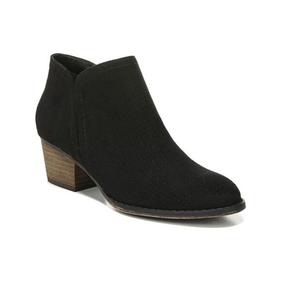 LIFE STRIDE Womens Black Goring Traction Blake Round Toe Block Heel Booties 8 M - Picture 1 of 1